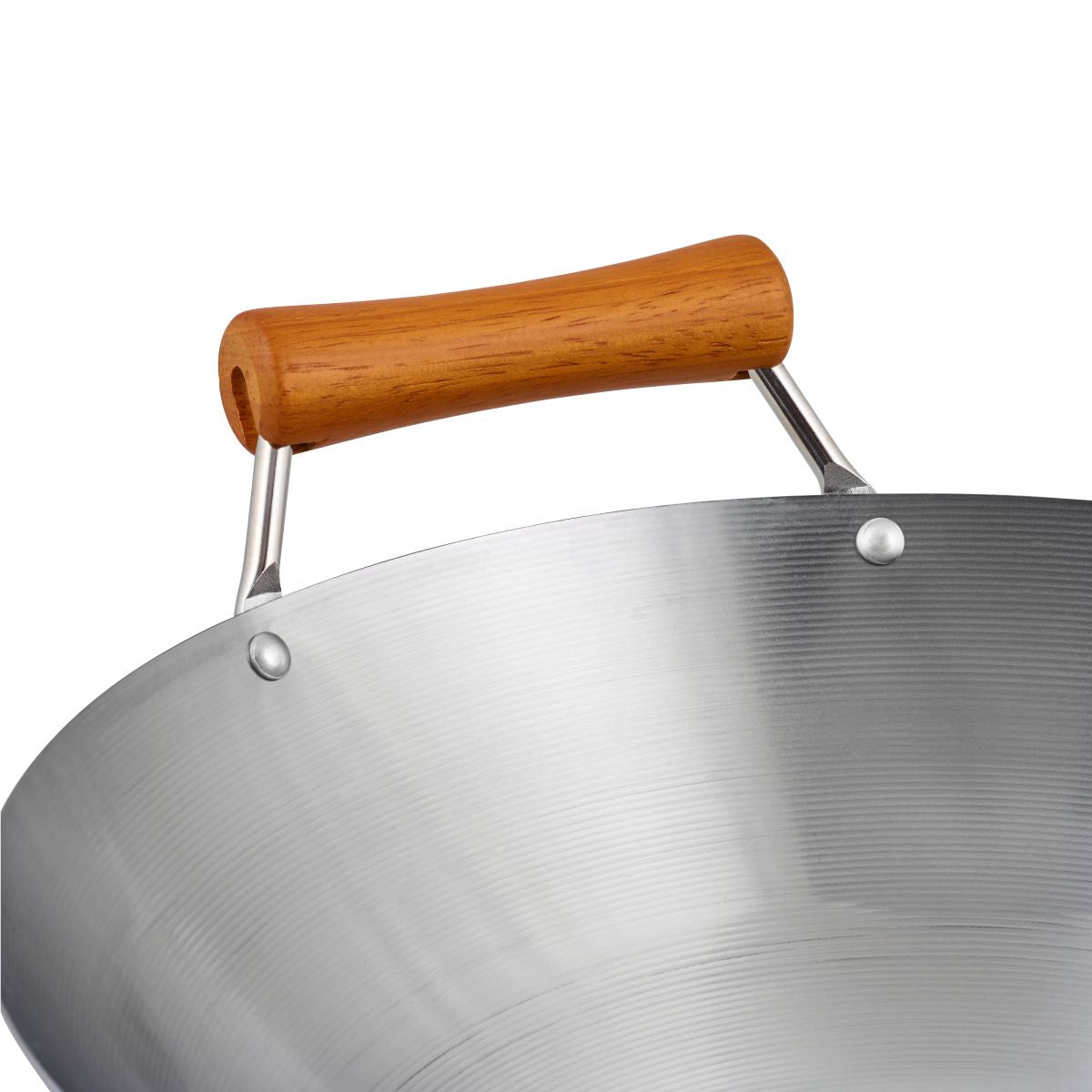 Ken Hom Carbon Steel Excellence Wok Detailing