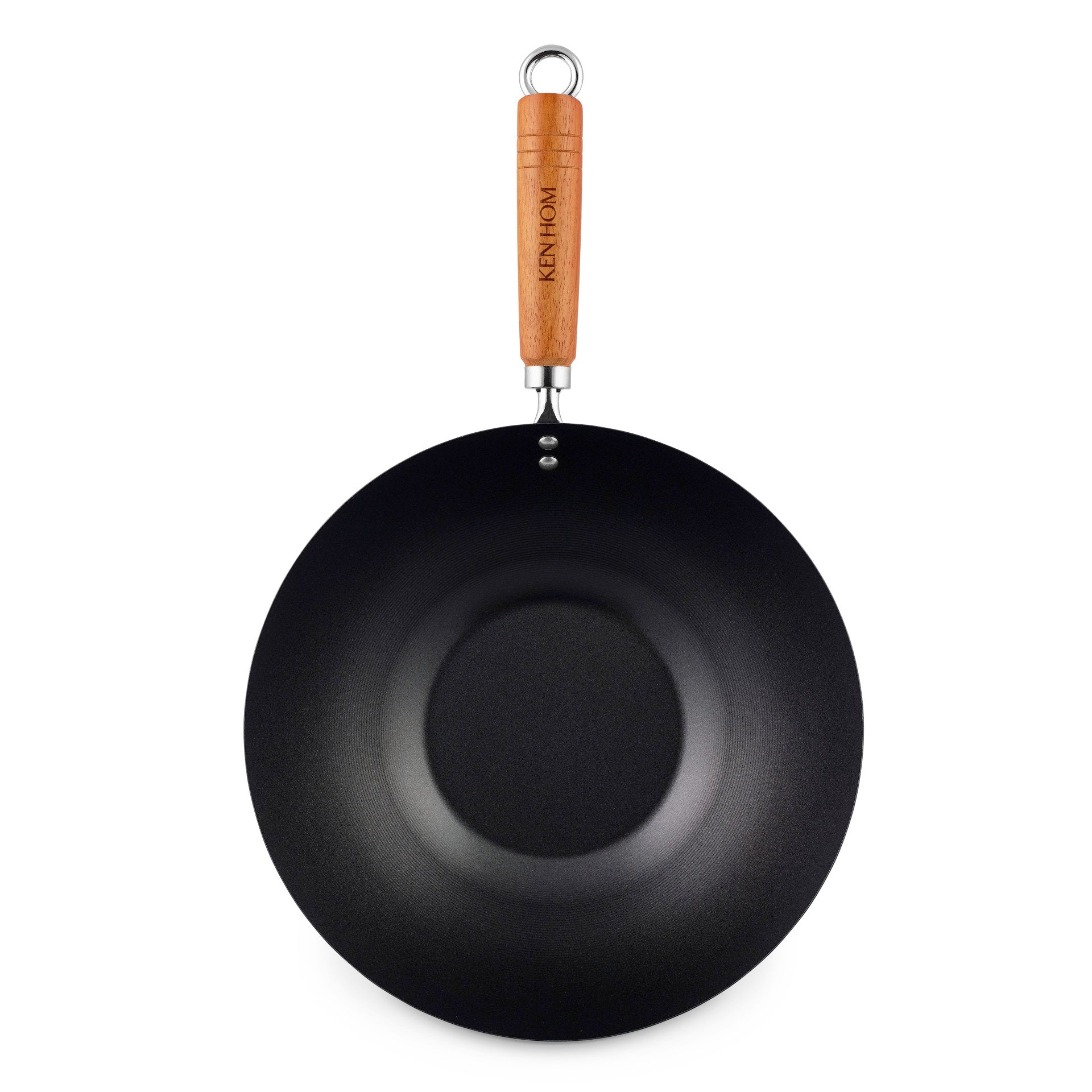 Classic Non-Stick Carbon Steel Wok 31cm