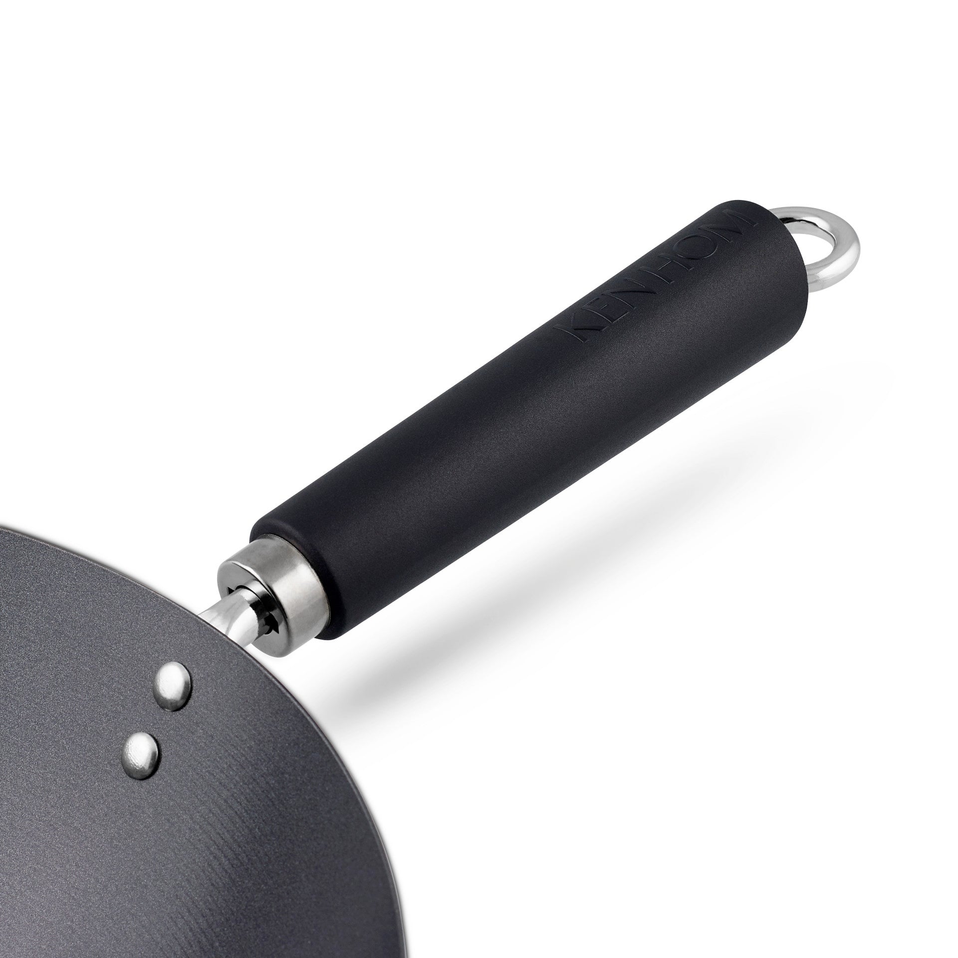 Ken Hom Carbon Steel Excellence Wok 31cm Detailing