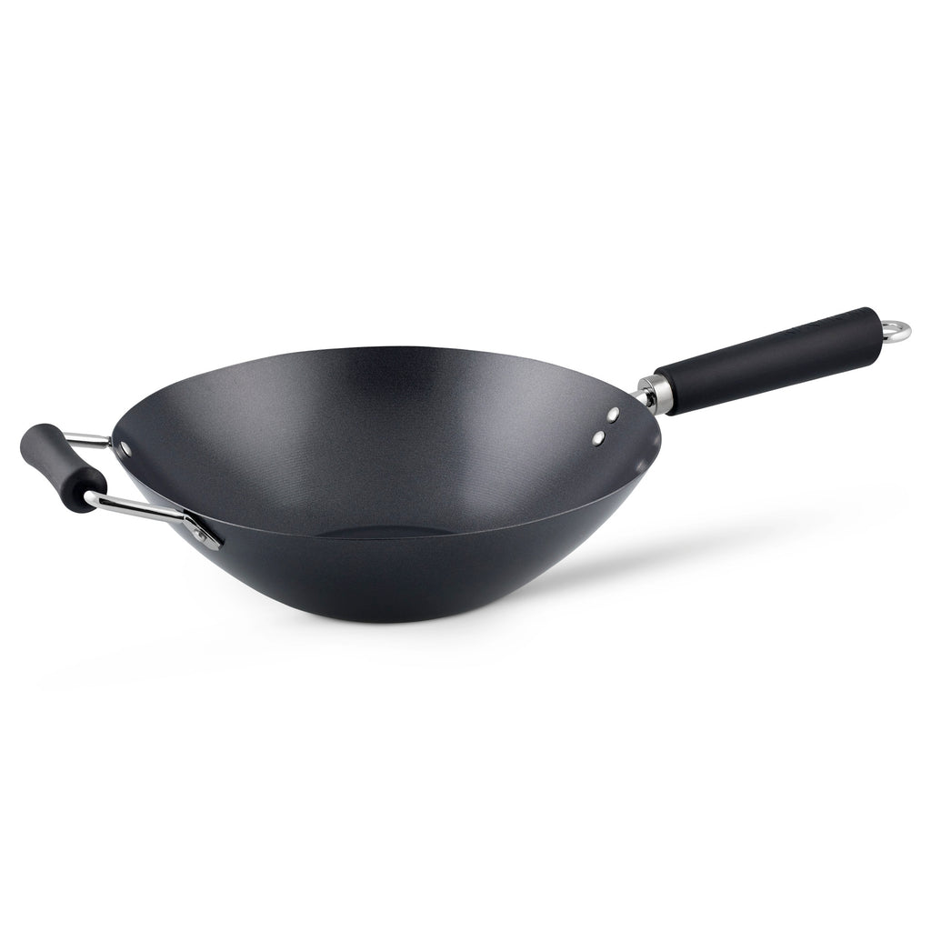 Excellence Non Stick Carbon Steel Wok 31cm