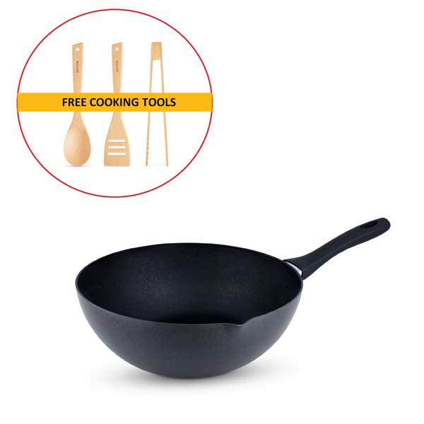 Ken Hom Woks Wok Aluminium 30cm With Free Cooking Tools Promotion