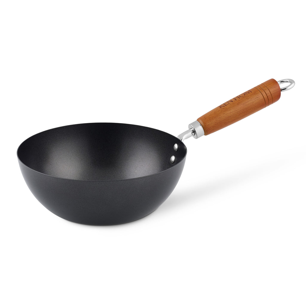 Classic Non Stick Carbon Steel Mini Wok 20cm