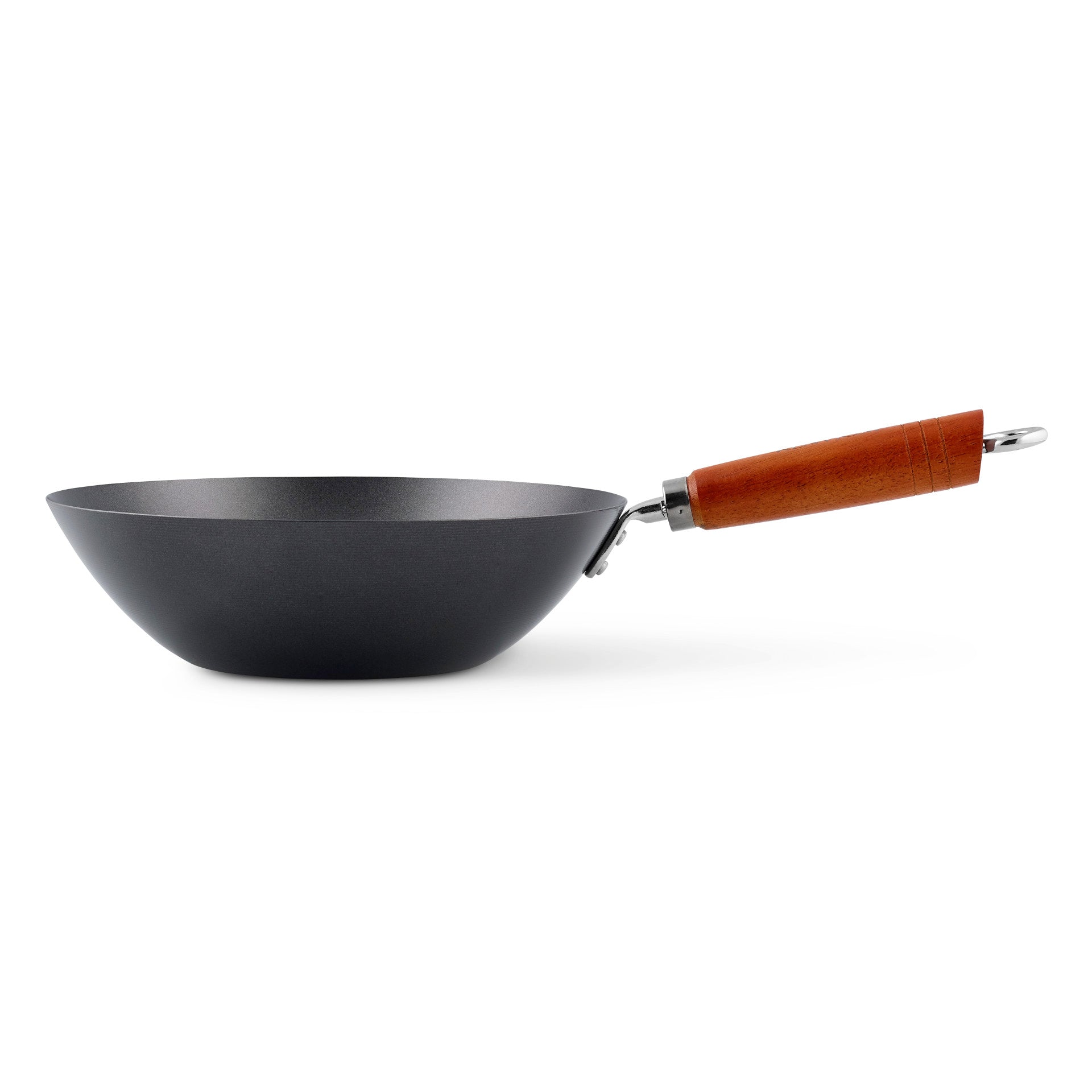 Classic Non-Stick Carbon Steel Wok 27cm