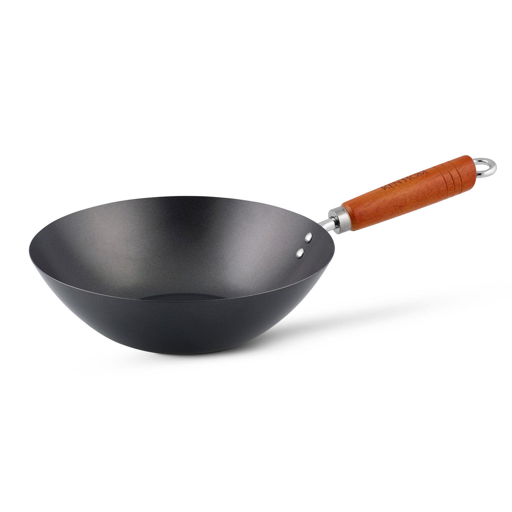 Classic Non Stick Carbon Steel Wok 27cm